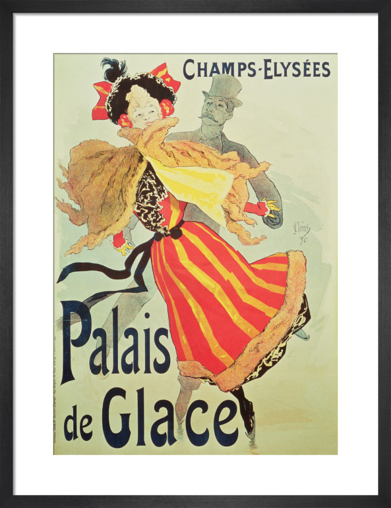 Ice Palace, Champs Elysees, Paris, 1893 Art Print by Jules Cheret ...