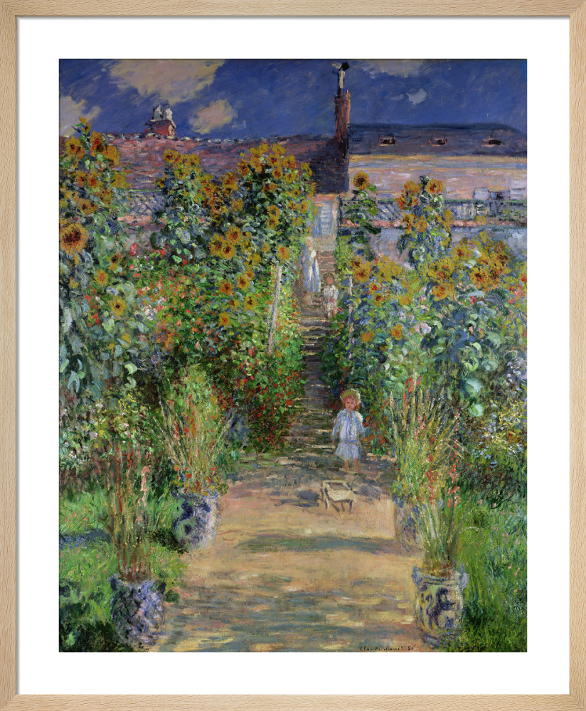 The Artist S Garden At Vetheuil 1880, Monet Artist S Garden At Vetheuil