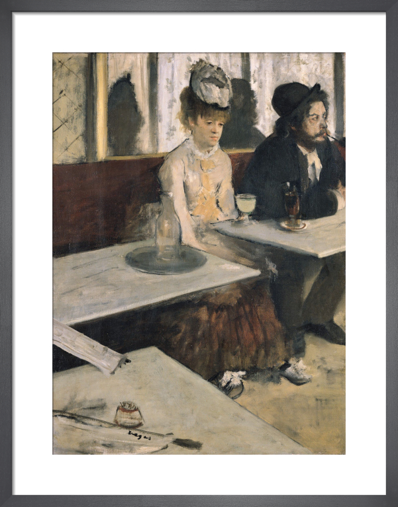 Absinthe Art Print by Edgar Degas King & McGaw
