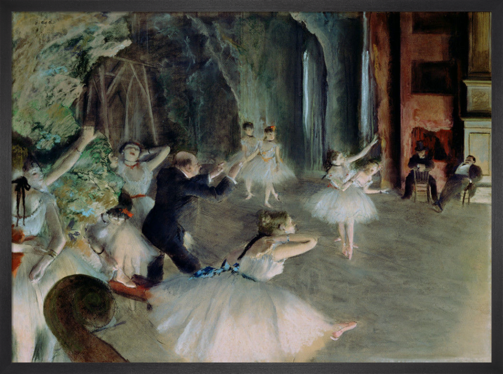 edgar degas ballet rehearsal 1874