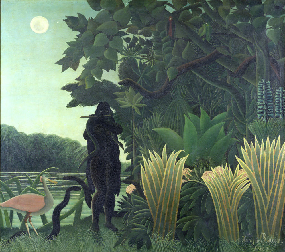 ARTCANVAS The Snake Charmer 1907 by newest Henri Rousseau Canvas Art Print