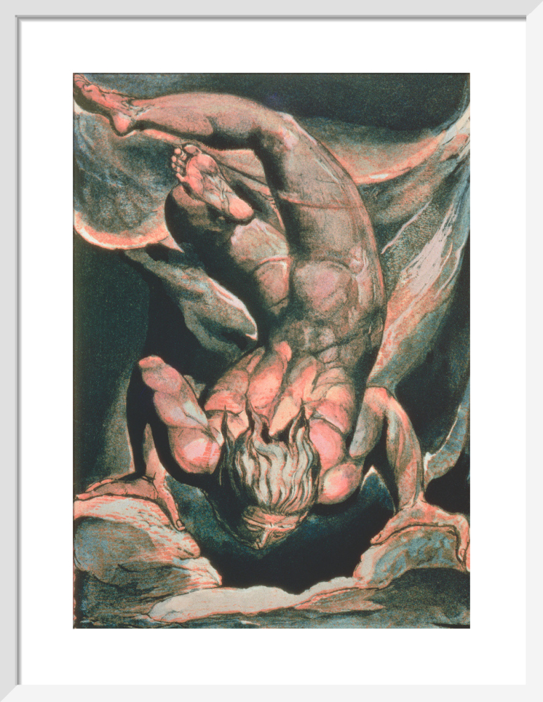 Man Floating Upside Down, 1794 Art Print by William Blake | King 