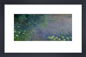 Waterlilies: Morning Art Print by Claude Monet at King & McGaw