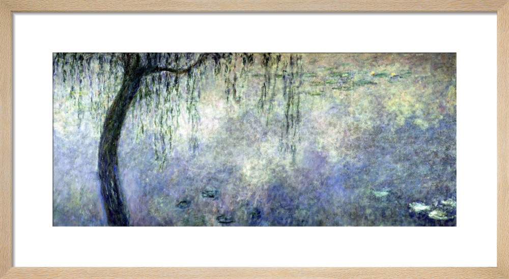 Iris Mauves, 1914 Art Print by Claude Monet
