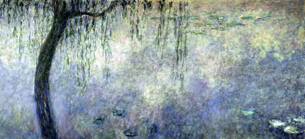 Claude Monet,Waterlilies Morning With Weeping store Willows,Narrow Horizontal Wall Art ,Large Wall Art,Framed Wall Art,Canvas Wall Art,M41