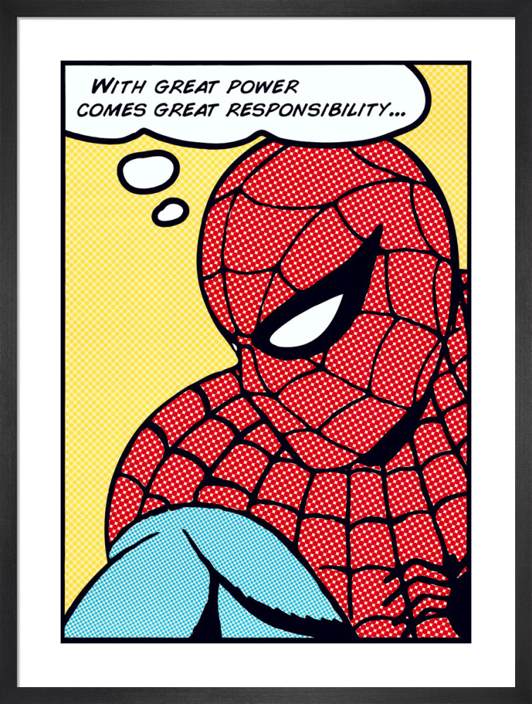 Spiderman (Pop Art) Art Print by Marvel Comics King & McGaw