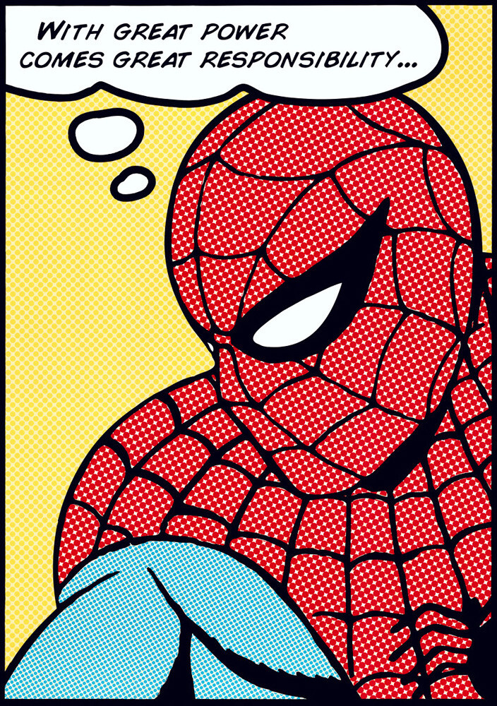 Spiderman (Pop Art) Art Print by Marvel Comics King & McGaw