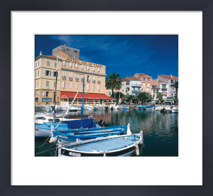 Quayside at Bandol Art Print by Anne Rea at King & McGaw