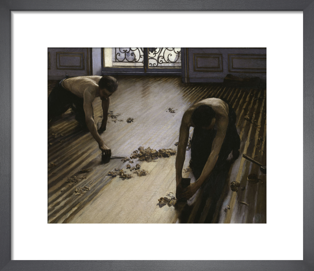 The Floor Scrapers 1875 Detail Art Print By Gustave Caillebotte