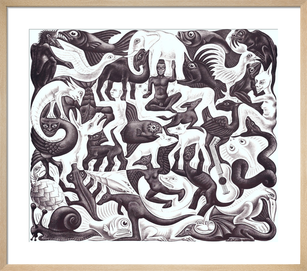 Mosaic Art Print by M.C. Escher | King & McGaw