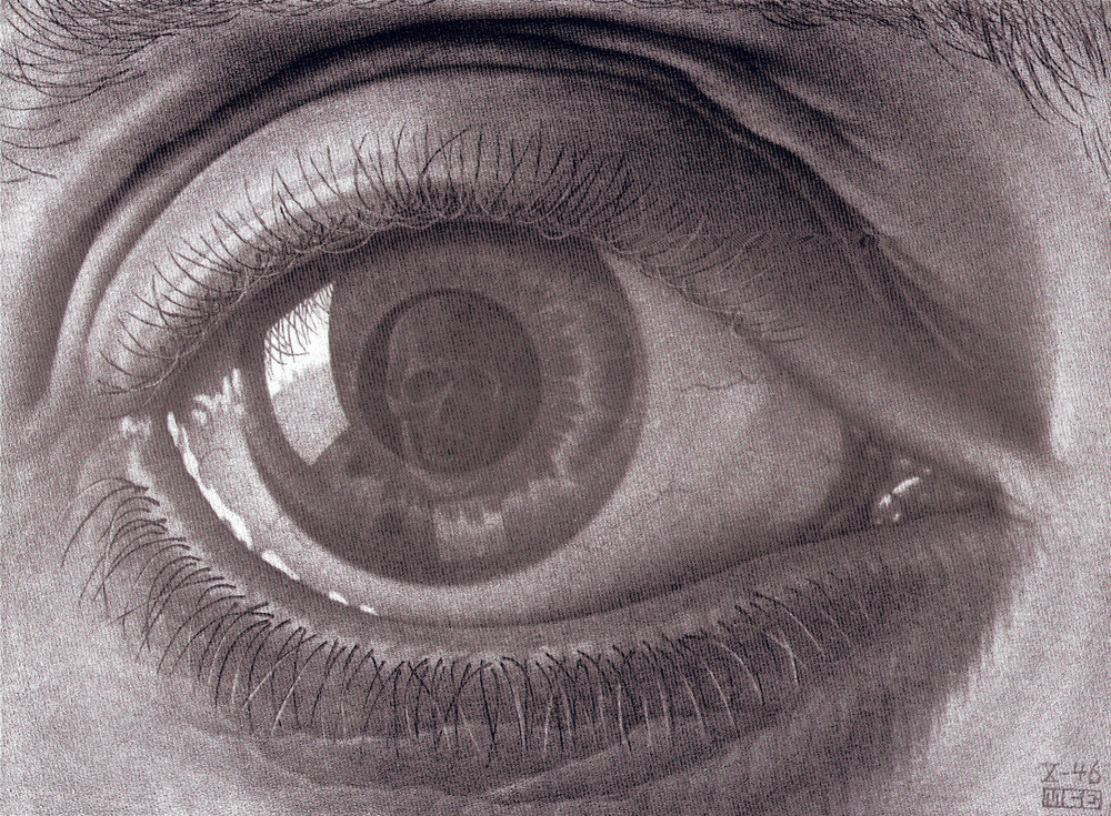 Eye Art Print by M.C. Escher | King & McGaw Unique Eye Drawings