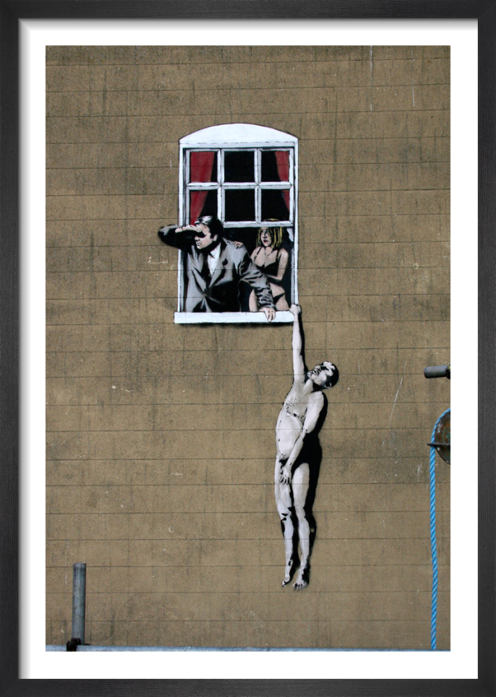 Banksy Park Street 2 Art Print by Panorama London King & McGaw