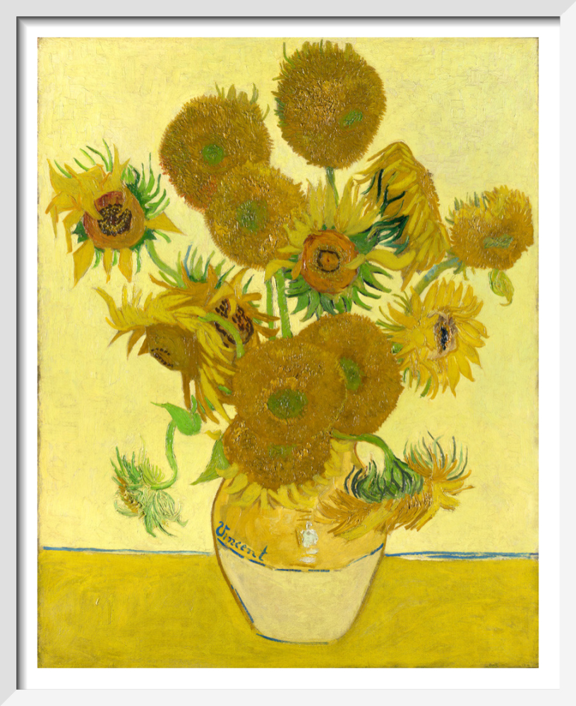 a*a様 Sunflower Twins 絵画原画 Sunflowers Art Print by Vincent Van Gogh | King & McGaw