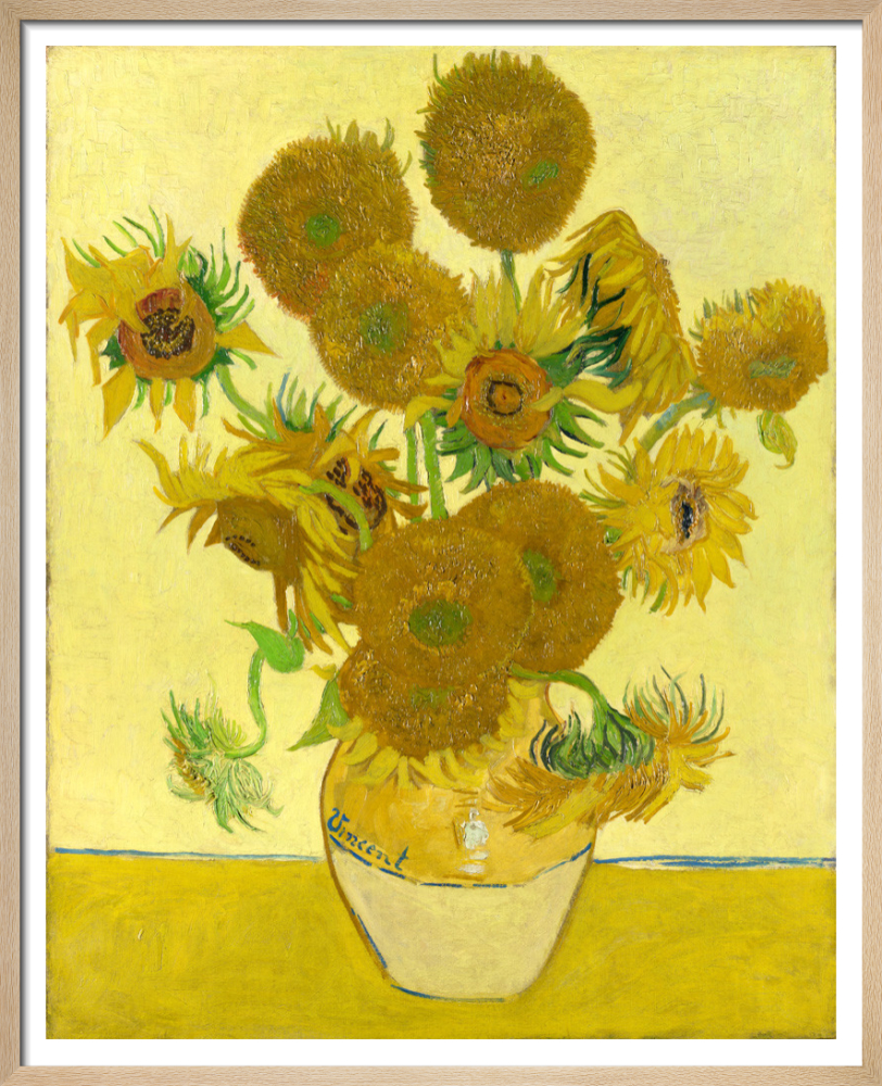 Sunflowers Art Print by Vincent Van Gogh King  McGaw