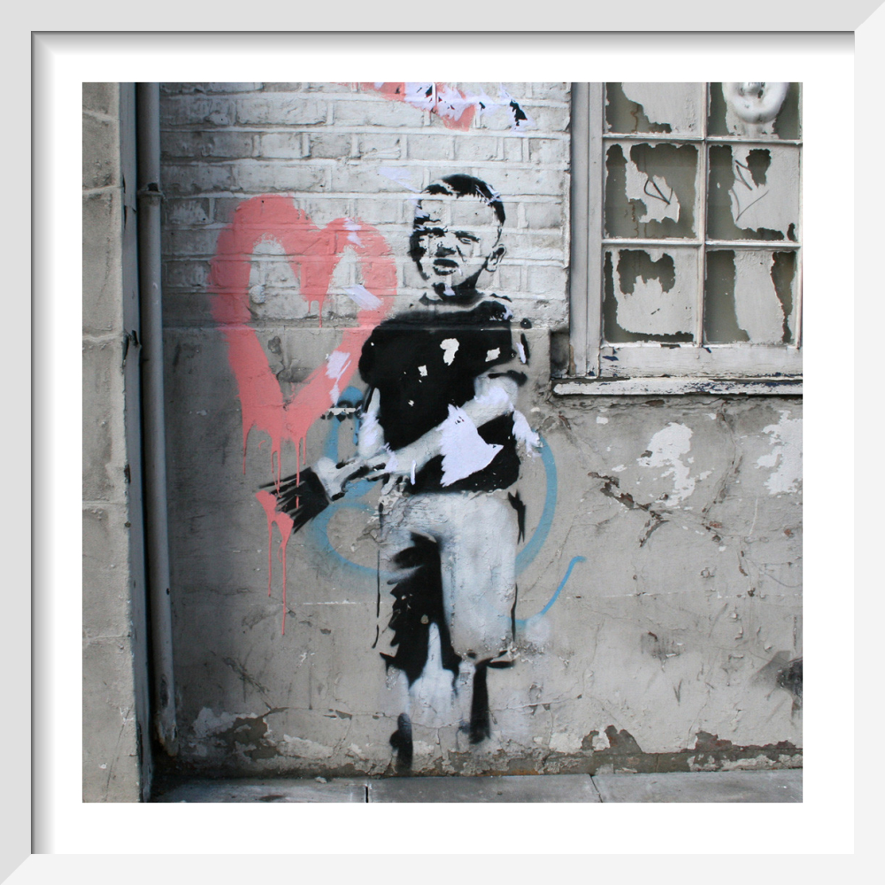 Banksy バンクシー Angel sith Paint Prt