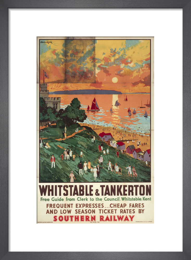 Whitstable and Tankerton Art Print by Anonymous | King & McGaw