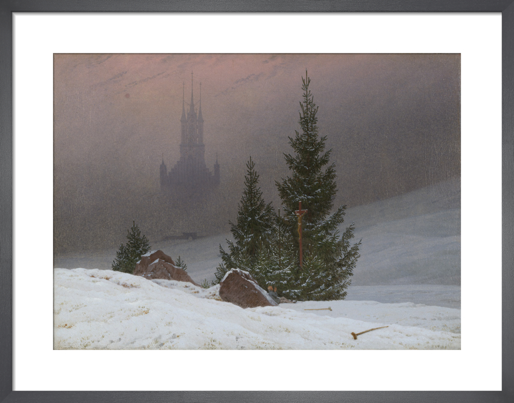 Winter Landscape Art Print By Caspar David Friedrich King Mcgaw