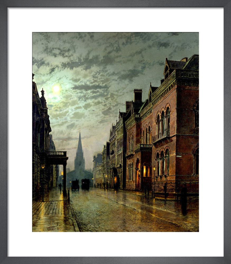 John Atkinson Grimshaw Art Print/Poster Liverpool Docks From Wapping