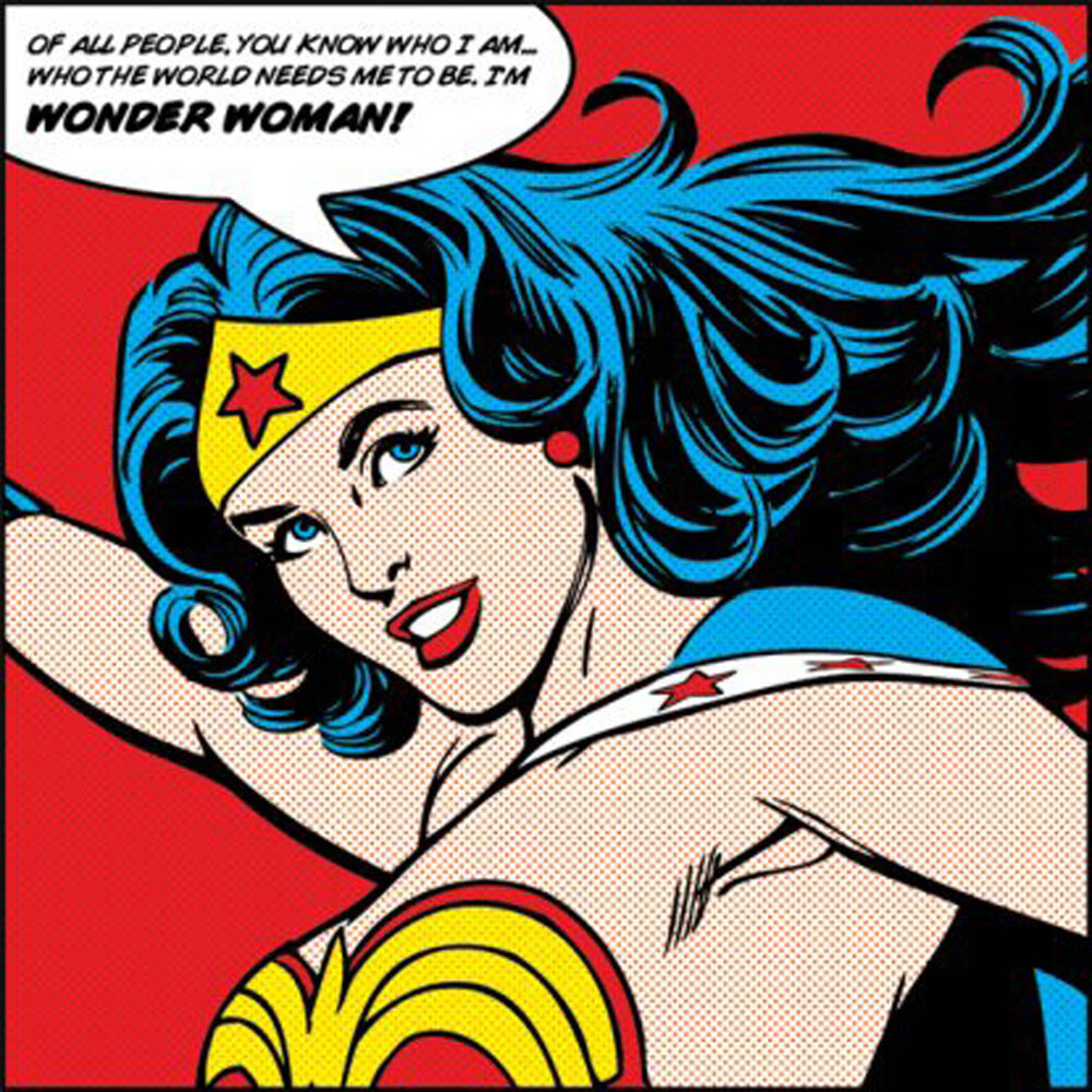 Wonder Woman (Of All People) Art Print by DC Comics | King & McGaw