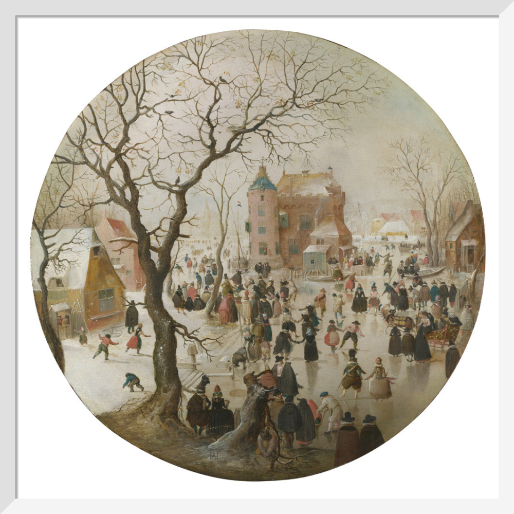 hendrick avercamp winter landscape with skaters