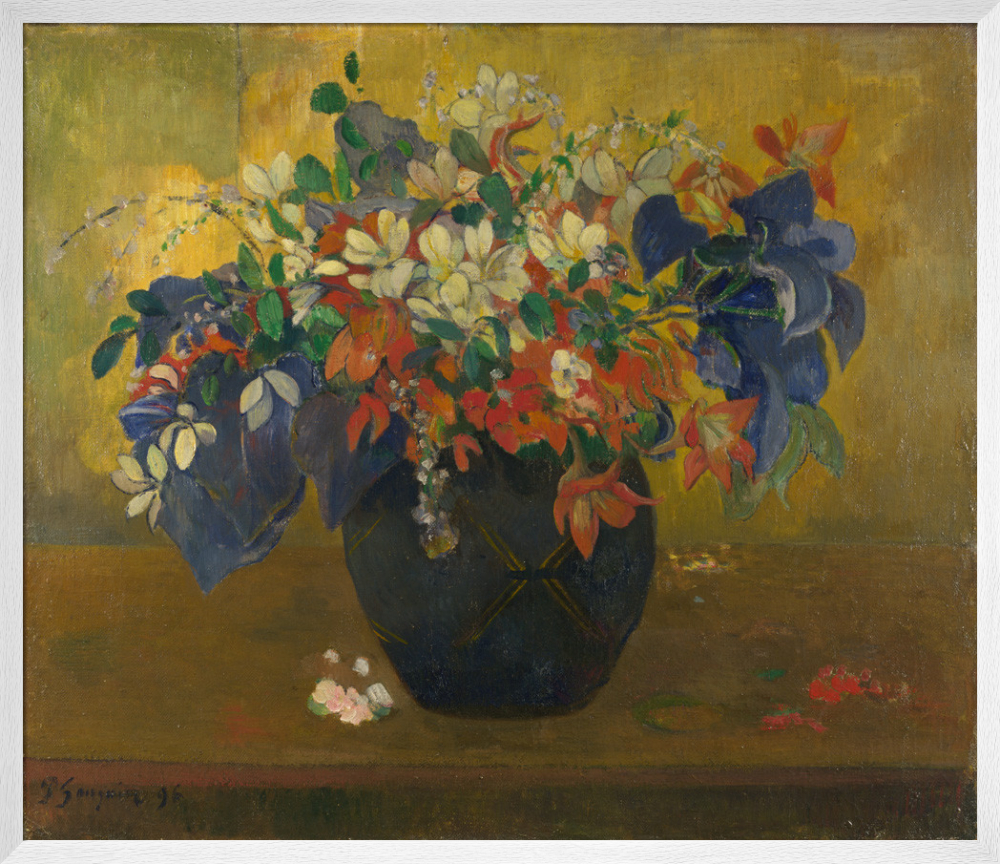 A Vase of Flowers Art Print by Paul Gauguin | King & McGaw