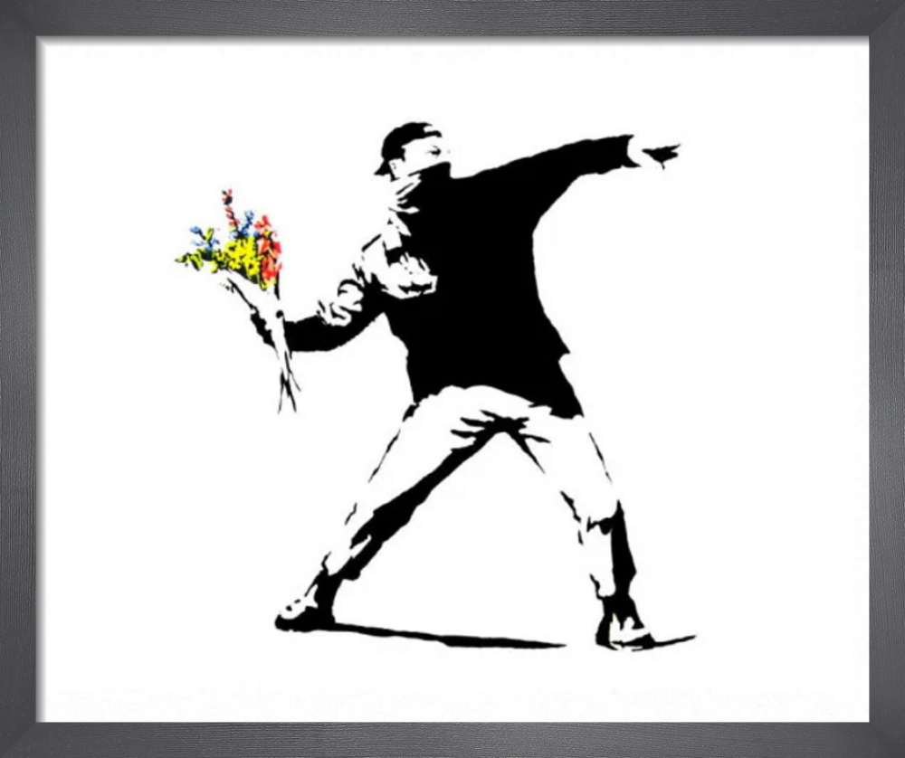 Flower Chucker Art Print by Street Art | King & McGaw