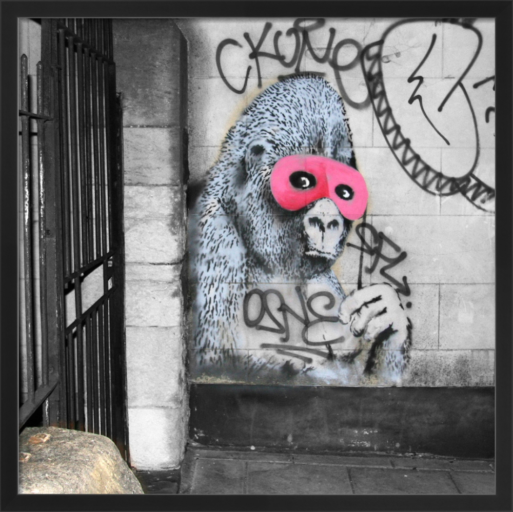 Banksy - Gorilla Art Print by Panorama London | King & McGaw