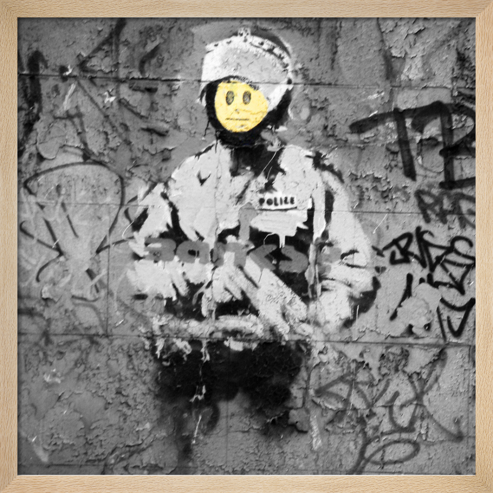 Banksy - Riot Cop Art Print by Panorama London | King & McGaw
