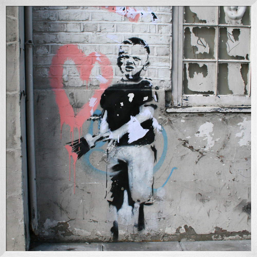 【限定額装】Banksy Angel with Paint プリント/バンクシー si-416548.jpg_ihcm-80.00_iwcm-
