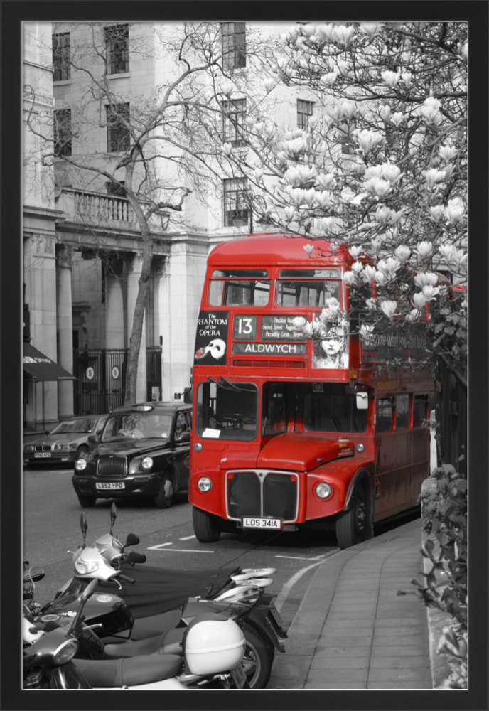 No.13 Bus Art Print by Panorama London | King & McGaw