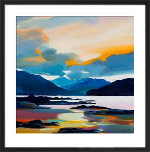 Autumn Light, Westport Kintyre Art Print by John Lowrie Morrison | King ...