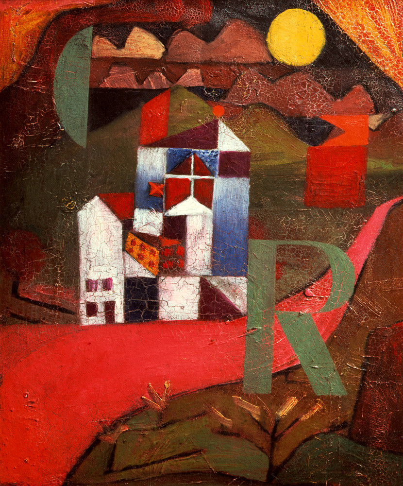 Villa R. 1919 Art Print by Paul Klee King & McGaw