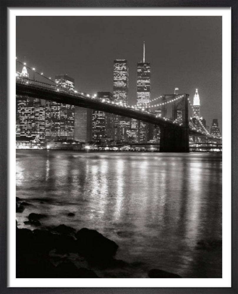 Brooklyn Bridge With World Trade Center Art Print By Christopher Bliss King Mcgaw