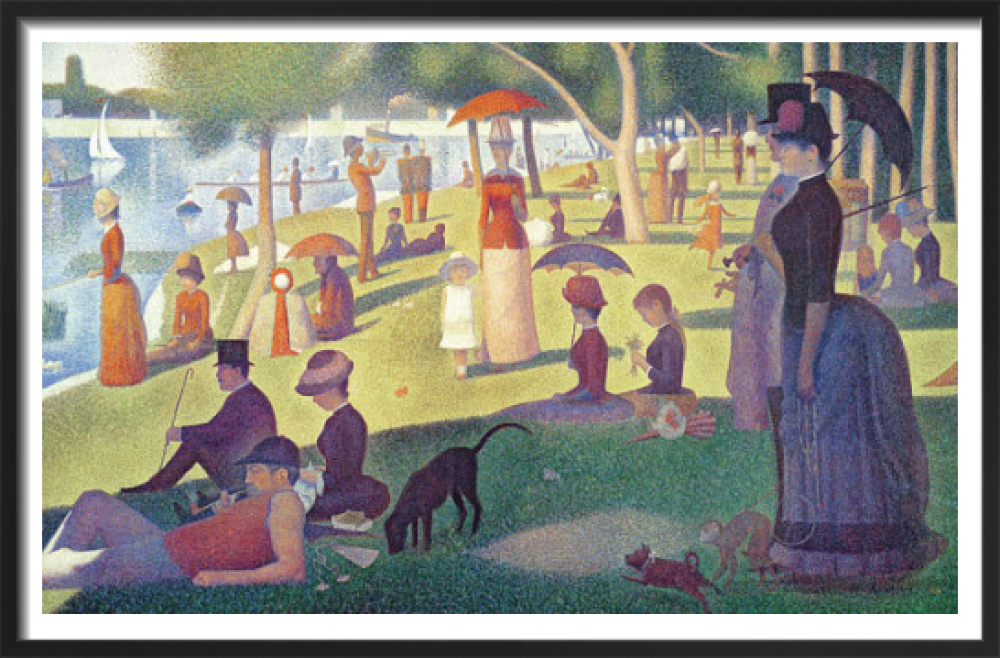Sunday Afternoon on the Island of Grand Jatte 1884-1886 Art Print