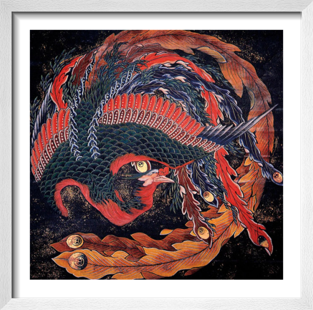 絵画+タペストリー Phoenix Phoenix Art Print by Katsushika Hokusai | King & McGaw