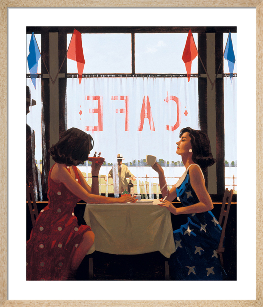 Cafe Days Art Print by Jack Vettriano King & McGaw