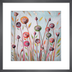Dandelion Blue - Shyama Ruffell - Framed art Print main image 1