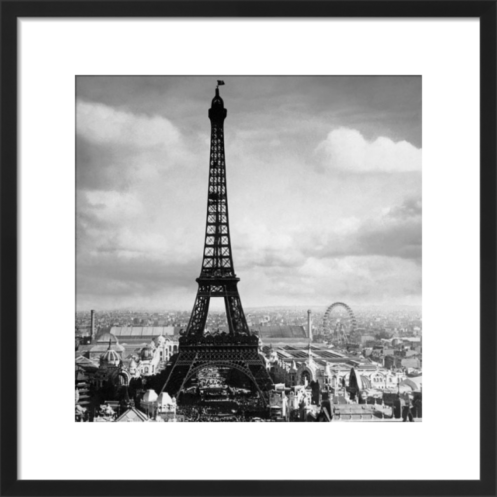 Les Fiancés de la Tour Eiffel Art Print by Marc Chagall | King & McGaw