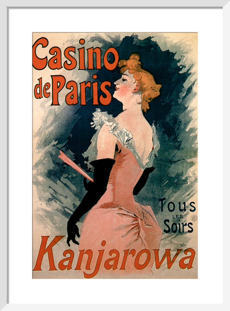 Casino de Paris, Kanjarowa, 1891 Art Print by Jules Cheret | King