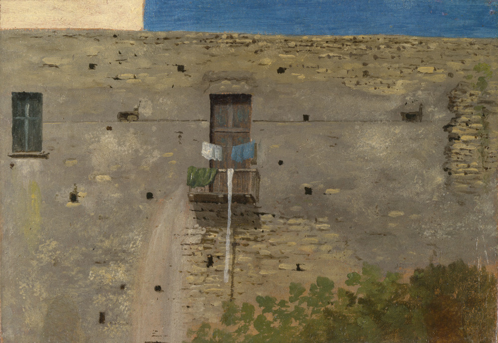 A Wall in Naples Art Print by Thomas Jones King & McGaw