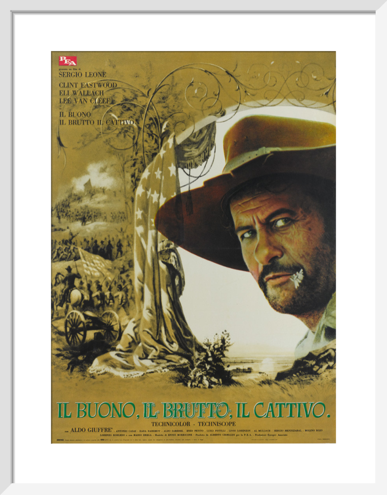 The Good The Bad And The Ugly Poster Italian