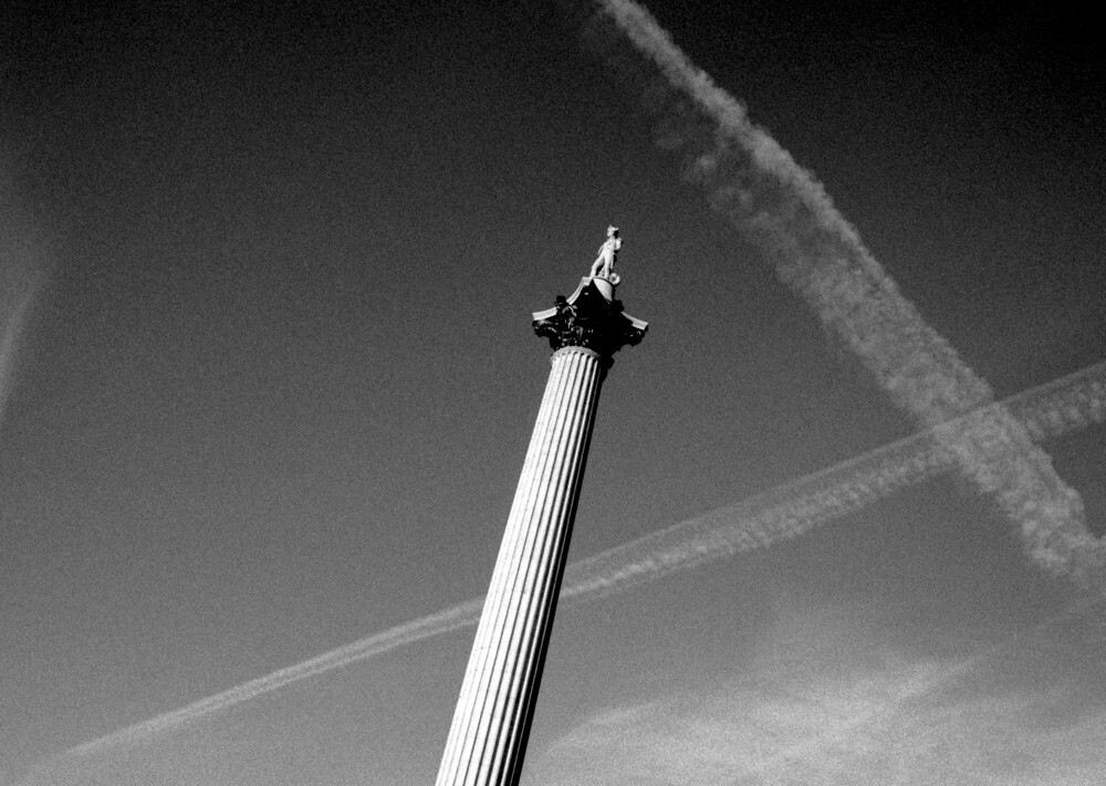Fly-past, Nelson's Column Art Print by Niki Gorick | King ...