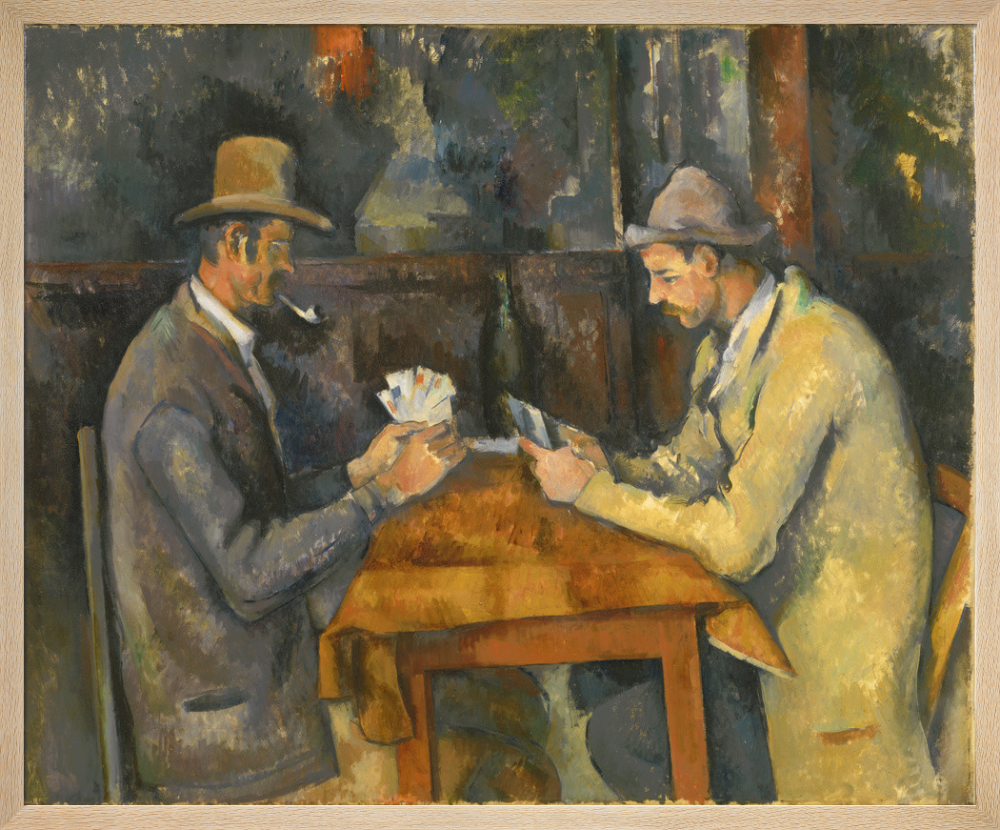 The Card Players Art Print by Paul Cézanne | King & McGaw