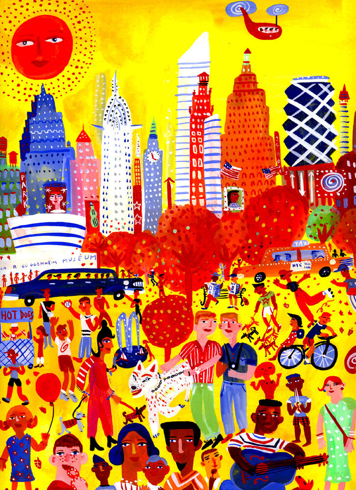 In Central Park NYC Art Print by Christopher Corr | King & McGaw