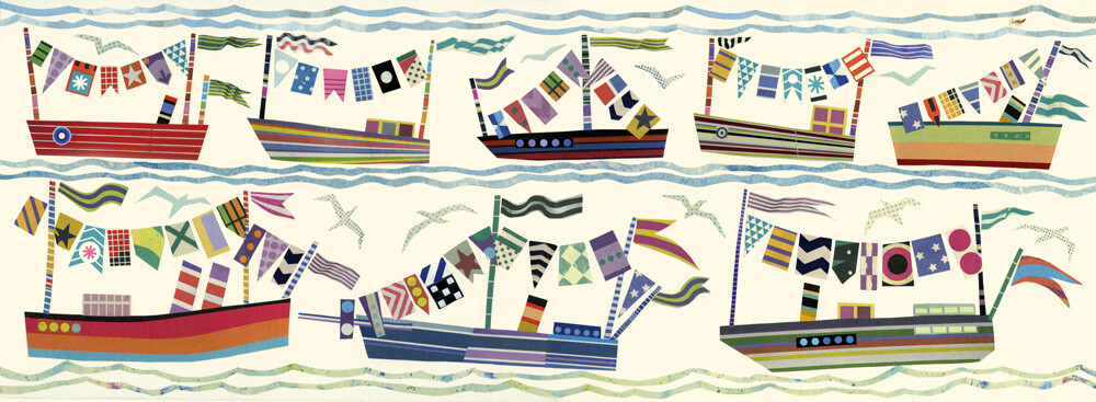 Flotilla Art Print by Jane Robbins | King & McGaw