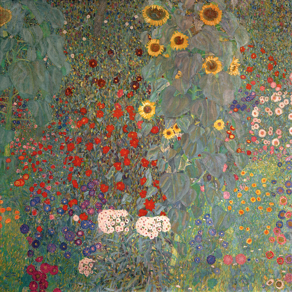 gustav klimt italian garden landscape