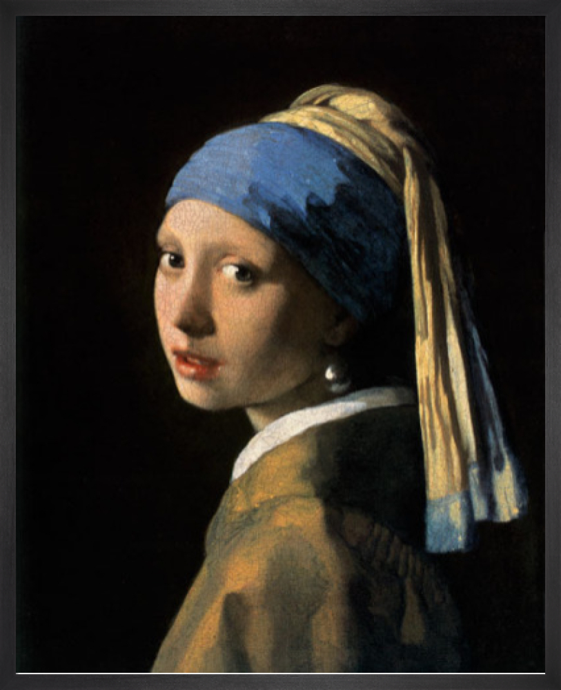 Girl with a on sale pearl earring art