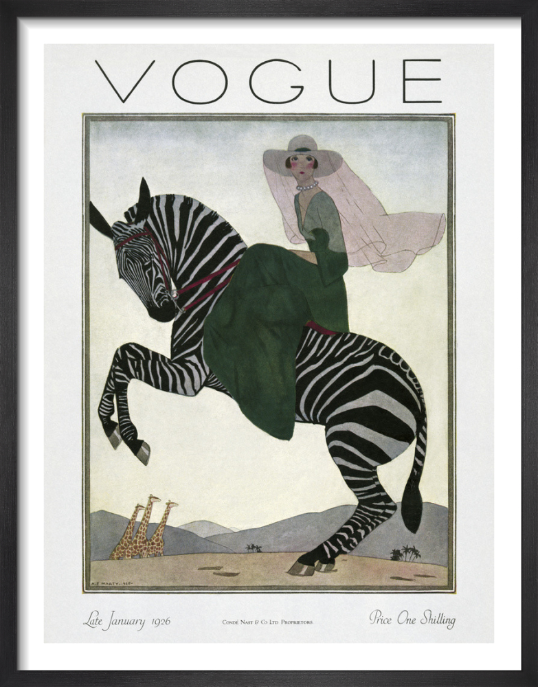 Vogue Late January 1926 Art Print by Andre Edouard Marty | King & McGaw