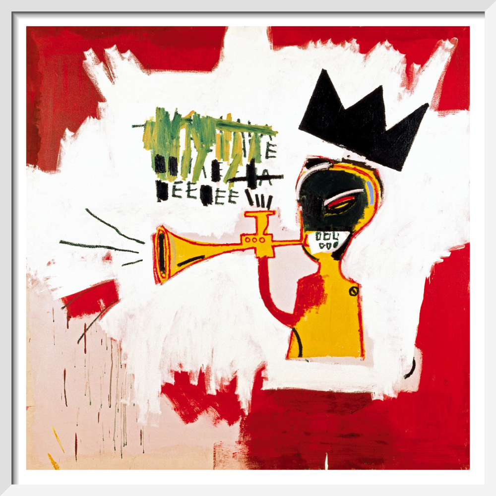 Trumpet 1984 Art Print By Jean Michel Basquiat King Mcgaw Trumpet 1984 Art Print By Jean Michel Basquiat King Mcgaw