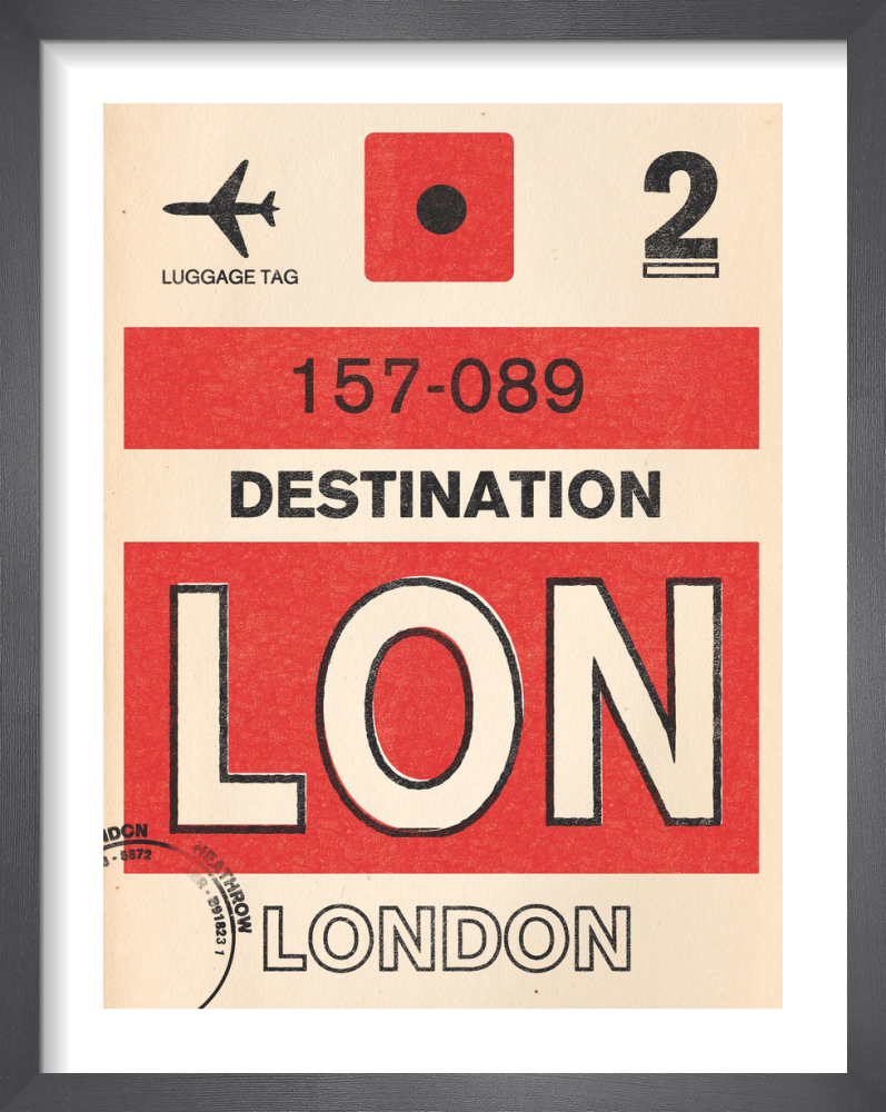 Destination - London Art Print by Nick Cranston | King & McGaw